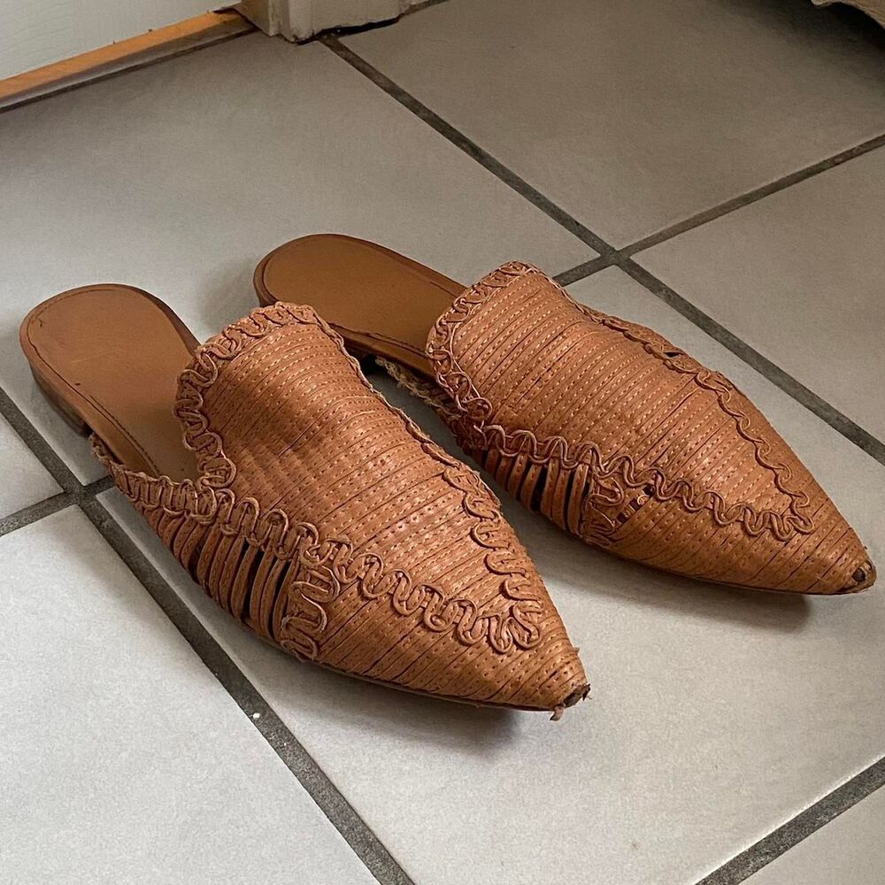 Vince-camuto Women's Tan and Brown Mules